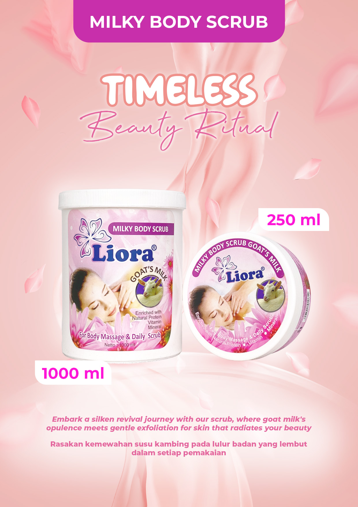 LIORA Milky Body Scrub